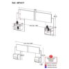 Cabeceira Extensível Casal/Queen com 2 Mesas de Cabeceira - 100% MDF [Kit Completo]