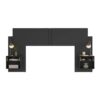 Cabeceira Extensível Casal/Queen com 2 Mesas de Cabeceira - 100% MDF [Kit Completo]