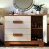 Cómoda Sapateira Bréscia 4 Gavetas e 1 Porta - 100% MDF Branco [Tampo Espaçoso]