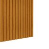 Painel Home Ripado para TV Até 75" com LED e 2 Gavetas - 100% MDF Naturale/Branco-pérola [Altura 2.50m]
