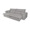 Sofá Retrátil Reclinável 2,30m Nivus Cinza c/ Molas Ensacadas - King House