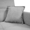 Sofá-cama Sérvia 2,00m Cinza Linho Rustico