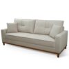 Sofá Living Malibu 2,30m Bege Bouclê
