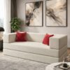 Sofá-cama Buty 2 em 1 Espuma para Sala Quarto Compacto Confortável Prático Ideal para Ambientes Pequenos Apartamento