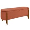 Recamier Boucle Calçadeira Sapateira Escritório Quarto Armazenamento Bau Estofado Minimalista Modern